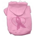 thumbnail image 2 of Pink Ribbon Rhinestone Hoodies, 2 of 2