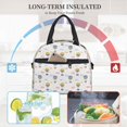 thumbnail image 5 of Goofa Hot Air Balloon Pattern Lunch Bag ,Insulated Lunch Box, Small Leakproof Cooler Food Lunch Containers Reusable High Capacity Lunch Tote Bags, 5 of 8
