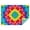 Colorful Tie Dye-1, variant on Purple Blue Tie Dye Spiral Pattern Rectangle Tablecloth 60"x84",Waterproof Polyester Rectangle Table Cloth, Wipeable Spillproof Polyester Tablecloth for Dining, Camping, Indoor and Outdoor