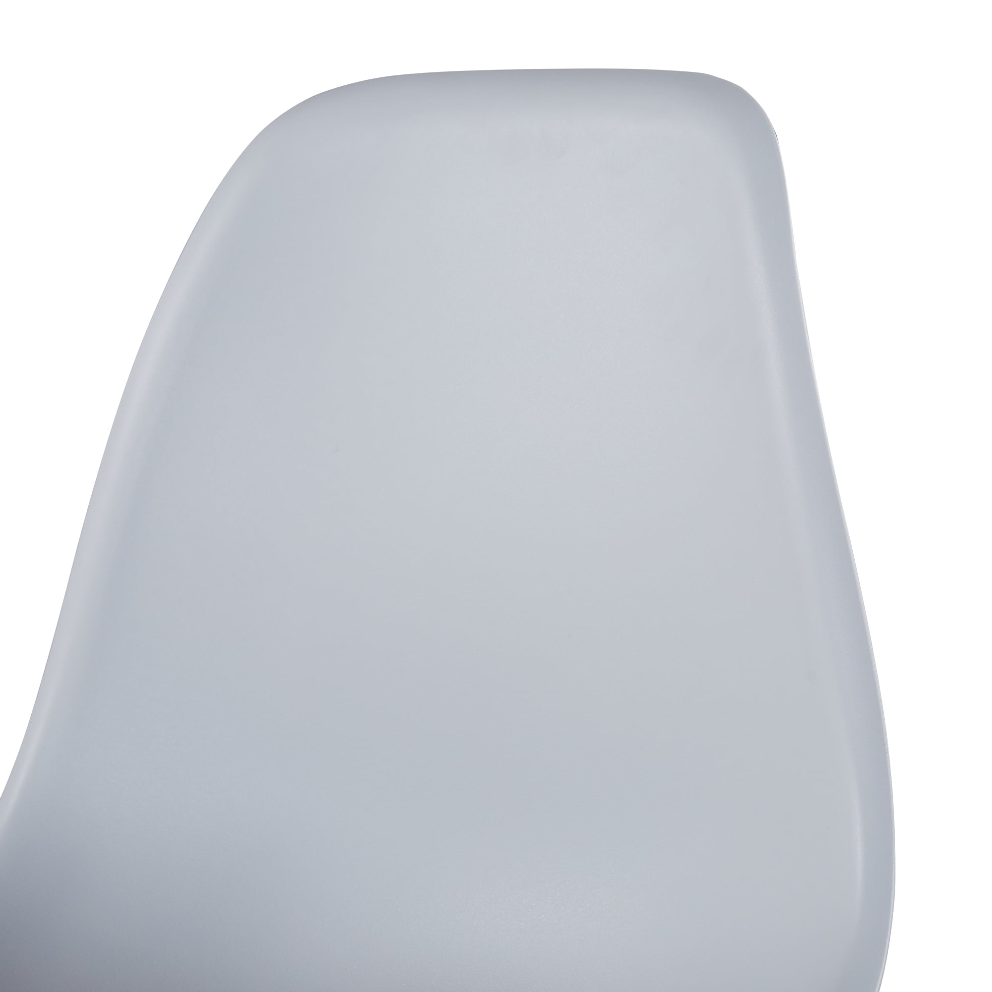 Kepooman Set of 4 Modern Armless Dining Chairs with Wood Legs, Light Gray Kepooman Set of 4 Modern Armless Dining Chairs with Wood Legs, Light Gray