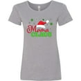 thumbnail image 3 of Inktastic Mama Claus with Christmas Santa Hat and Snowflakes Women's T-Shirt, 3 of 5