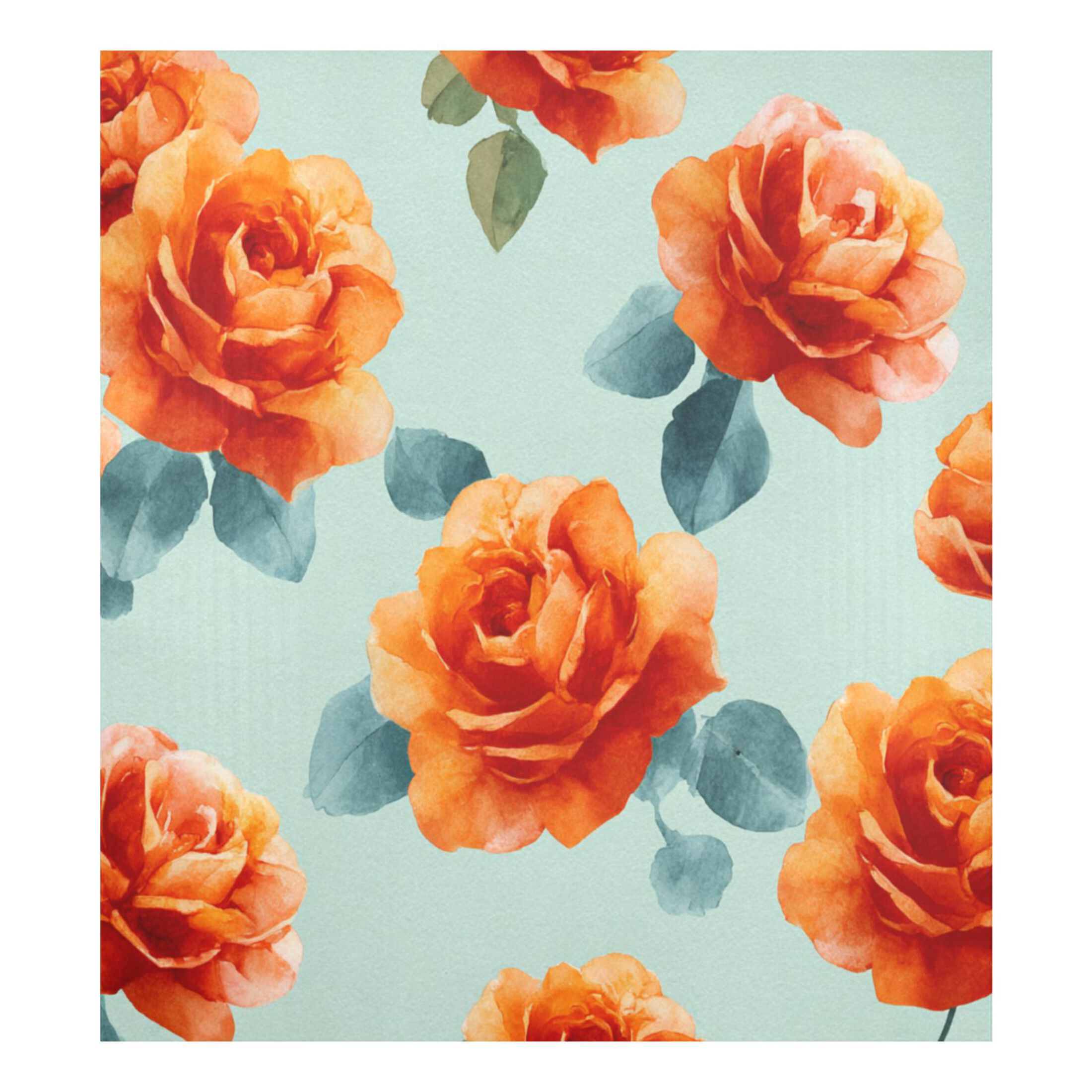 Dishwasher Magnetic Refrigerator Magnet Cover Sticker Home Decorative 23"x26" Yellow-orange Roses Pattern