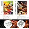 thumbnail image 3 of 11Pcs Stainless Steel BBQ Grilling Accessories Set, Dad Gifts for Fathers Day Grilling Gifts,Portable Practical Grill Tools Utensils Kit with Storage Bag for Outdoor Grill Camping Backyard, 3 of 7
