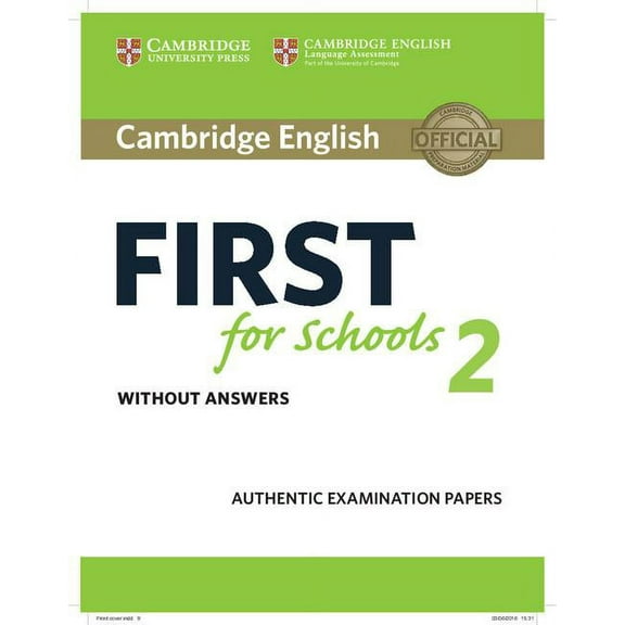 Fce Practice Tests Cambridge English First for Schools 2 Student's Book Without Answers: Authentic Examination Papers, (Paperback)