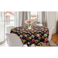 thumbnail image 1 of Floral Round Tablecloth, Flower Pattern with Colorful Arrangement of Spring Blooms Ornate Petals Composition, Circle Table Cloth Cover for Dining Room Kitchen Decor, 60", Multicolor, by Ambesonne, 1 of 1