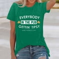 thumbnail image 2 of Shadoumai St. Patrick's Day Sweatshirt for Women Irish Shamrock Pullover Shirts Tops Raglan Sleeve Leaf Clover Shirt, 2 of 4