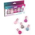thumbnail image 7 of 3C4G: Butterfly Glitter Nail Polish Set - 5 Bottles, Make It Real, Tweens & Girls, Non-Toxic Long-Lasting Polish, Fluttering Shades, Pinks Blue & Silver, Three Cheers For Girls, Kids Ages 8+, 7 of 7