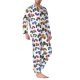 thumbnail image 2 of Balery Cartoon Monster Trucks1 Pijama para Hombre de Dos Piezas con Manga Larga, Conjunto de Dormir y Descanso Suave con Bolsillos-XX-Large, 2 of 7