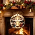 thumbnail image 4 of Nativity Scene Christmas Ornament, Religious Hanging Decorations for Christmas Tree, Holiday Home Decor & Christian Gift, 4 of 5