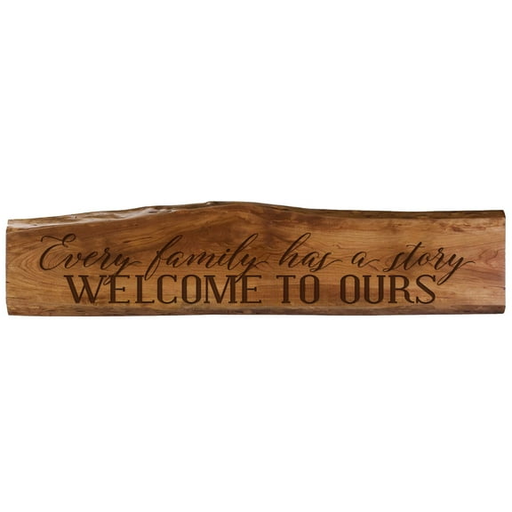 Every Family Live Edge Wall Hanging Decor
