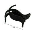 thumbnail image 6 of Women Hair Clip Solid Color Easy Operate Strong Claw Anti-slip Cross Hair Decoration Headwear Hair Scratching Hair Gripper Hair Accessories, 6 of 7