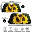 thumbnail image 3 of Balery Japanese Were Blossoming Windshield Sun Shade, Car Front Window Sunshade Cover ,Automotive Interior Portected Blocks Uv Rays For Car Pickup Truck Suv Accessories- Small, 3 of 7