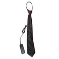 thumbnail image 4 of Landzoo One LED Light Up Tie For Men Glowing Party Accessory Novelty Fashion Statement For Raves Weddings Night Events Soft Stylish Basic Tie, 4 of 5