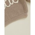 thumbnail image 7 of Suealasg Toddler Baby Girl Boy Sweater Long Sleeve Letters Lemon Embroidery Knit Pullover 3 6 9 12 18 24 Months Infant Fall Warm Warm Knitwear, 7 of 7