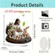 thumbnail image 3 of YiJuHui Easter Bunny Acrylic Ornament Waterproof Durable Home Decor for Living Room Holiday Party Scene Decoration, 3 of 8