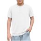 thumbnail image 1 of Camisa de Manga Corta para Niños Niño de Cumpleaños Color Sólido Cuello Redondo Casual Top de Verano Suave, 1 of 7