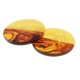 thumbnail image 1 of 2pcs resina colgante granos arte cuelga los resultados de la joyería de del oído del pendiente Redondo Amarillo Marrón, 1 of 9