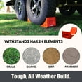 thumbnail image 3 of SECURITYMAN Heavy Duty Wheel Chocks (2 Pack) - Durable, Non-Slip, Solid Rubber Wheel Chocks for Boat Trailers, RV, Truck, Camper - Perfect on All Surfaces and in All, 3 of 7
