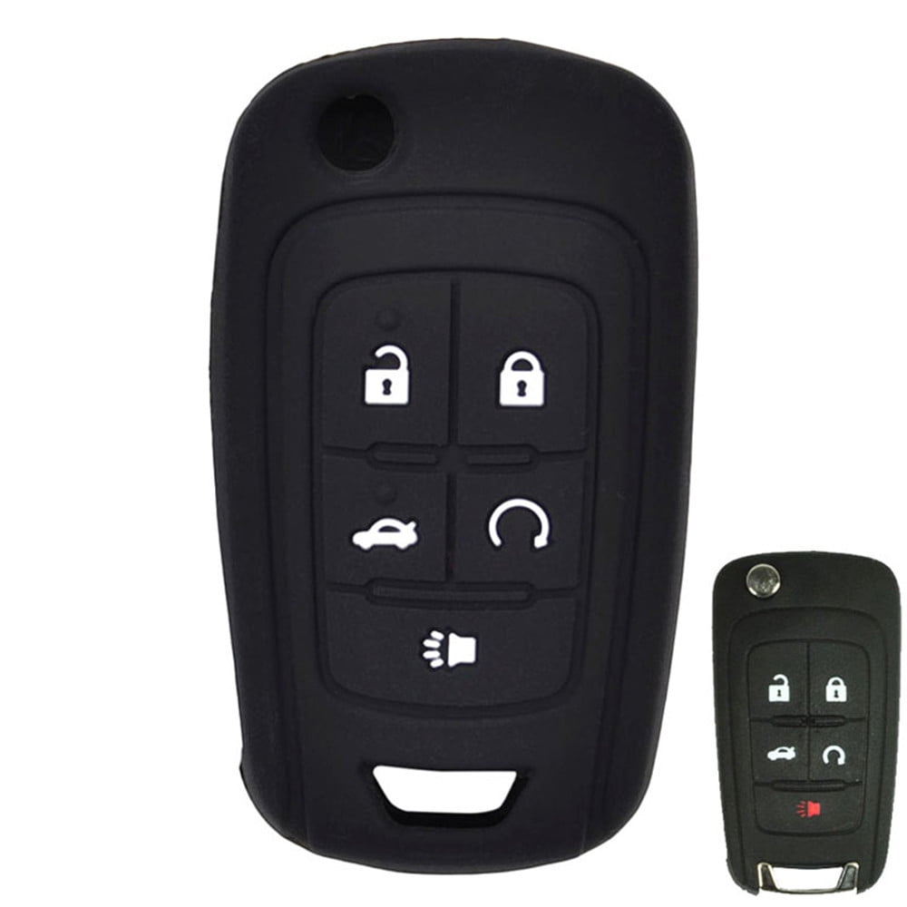 Silicone 5 Buttons Keyless Entry Car Remote Key Cover Holder Fob Case For  Chevrolet Equinox Camaro  Malibu Sonic GMC Terrain Buick