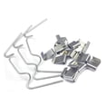 thumbnail image 3 of Ounissouiy 25 unids/set Clips de vidrio duraderos para invernadero para protección confiable de invernadero accesorios de invernadero Jardín y Patio Blanco, paquete de 25 Hebilla Z, 3 of 6