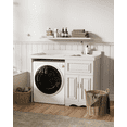 thumbnail image 2 of DISHUP 2.6 Cu.Ft Portable Clothes Dryer, 10 lbs Compact Dryer with Stainless Steel Tub, Electric Dryer for RV, Home, Apartment, White, 2 of 8