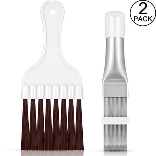 Air Conditioner Condenser Fin Comb Fin Cleaning Brush Air Conditioner Fin Cleaner Refrigerator Coil Cleaning Whisk Brush Metal Fin Evaporator Radiator Repair Tool 2 Walmart Com Walmart Com
