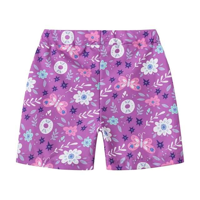 RIJOPUTY Shorts Athlétiques pour Garçons Shorts de Basketball Blancs Garçons Shorts Rouges Shorts Roses Vêtements Grande Taille Vêtements d'Été pour Bébé Vêtements pour Enfants en Liquidation, Violet 4-5 Ans