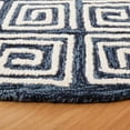 thumbnail image 3 of SAFAVIEH Metro Lauressa Geometric Area Rug, Navy/Ivory, 6' x 6' Round, 3 of 8