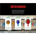 thumbnail image 3 of National Artcraft SMALL Twist-Style Ceramic Christmas Tree Light Ornaments - (144/Pack) (Green), 3 of 6