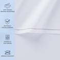 thumbnail image 3 of GFDYREE Arkwright Bulk Flat Microfiber Sheets - (6 Pack) Color-Coded Hem Threads Bedding Essentials Supplies for Hosts of Hotel, Motel, or Rental Properties, White, Twin, 3 of 7