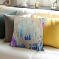 thumbnail image 3 of SHANXI Throw Pillow Covers Home Decor Colorful Cool Pink Paint Abstract Pillow Cases Decorative Outdoor Cushion Couch Sofa Pillowcases 18x18in, 3 of 5