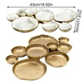 thumbnail image 3 of 10 Piece Cluster Serving Bowls Set Stackable Ceramic Tableware For Dinner Salad Dessert Deco, 3 of 9