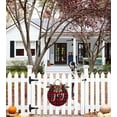thumbnail image 3 of Christmas Joy Front Door Sign Funny Wreaths Hanging Wooden Plaque Decoration Round Rustic Wood Farmhouse Porch Decor for Home Front Door Decor, 11 x 11 Inch, 3 of 5