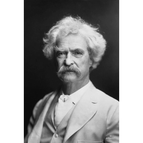 24x36 gallery poster, Mark Twain in 1907