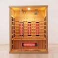 thumbnail image 1 of Blisspod 3-Person Full Spectrum Premium Canadian Hemlock Ultra Low EMF Sauna 11 Heaters Chromotherapy & Reflexology, 1 of 5