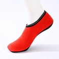 thumbnail image 4 of Prolriy Slipper Socks for Women Autumn and Winter Padded and Thickened Floor Socks Ladies Solid Colour Non Flannel Adult Children Non Carpet Socks Sets Womens Socks Red L, 4 of 4
