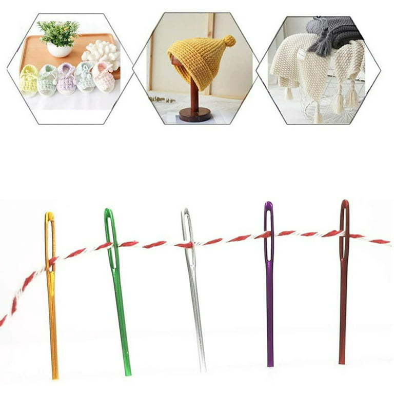 Plastic Yarn Needle for Knitting, 2.75 and 3.5 sizes, multi-packs, b –  KarensHobbyRoom