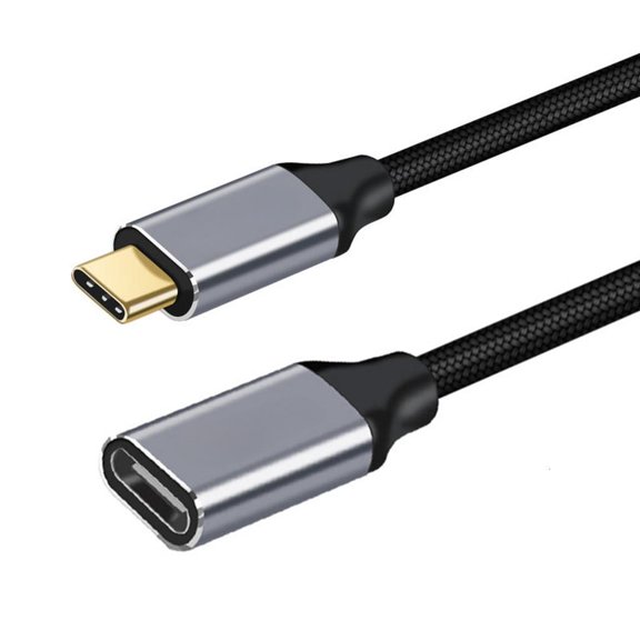 Yammee Type-C 3.1 Gen 2 Male to Female Extension Cable 5A 100W USB C Extender Data Line 25/50/100/150/200/300cm
