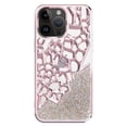 thumbnail image 1 of compatible iPhone 14 Plus Diamond Style Hollow Heat Dissipation Electroplated TPU Phone Case Cheap and fine, 1 of 4