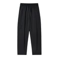 thumbnail image 3 of SHTXOZHI Men's Hiking Cargo Pants with Multi-Pocket Elastic Waist Drawstring Baggy Pants Streetwear Trousers, 3 of 6