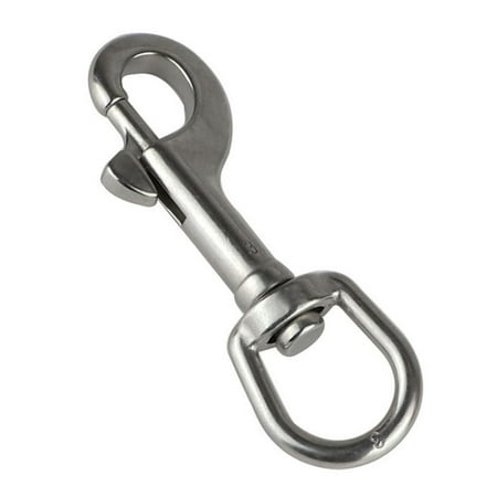 

Stainless Steel Swivel Eye Bolt Snap Spring Hook for Scuba Diving Pet leash Flag