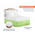 thumbnail image 2 of SGI Bedding 14 Inch Multi Ruffled Bed Skirt | Microfiber Bed Skirt | Fade Resistant, Wrinkle Free, Anti-static, Decorative, Extra Storage Space, Clutter-Free | Full, Sage, 2 of 8