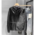 thumbnail image 6 of Sunscreen Men‘s Ultra Thin Breathable Summer Ice Silk Coat Quick Dry Skin Windbreaker Hooded Stretch Sports Jacket W154, 6 of 7