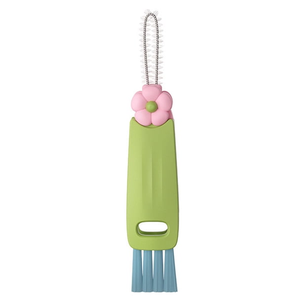¡Gran oferta! cepillo de limpieza para la cubierta de la taza aislante de la botella cepillo de limpieza en forma de U tres en uno