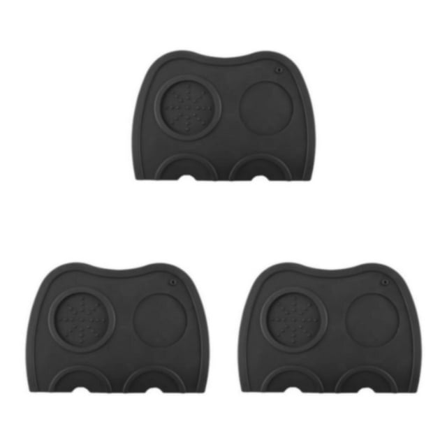 Destyer Coffee Tamper Pad Sustainable And Slip-resistant For Precise Coffee Tamping black single head L 3Set