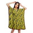 thumbnail image 1 of Moomaya Robe Courte de Caftan de Plage, Robe de Couverture Imprimée, Kaftan pour Femmes, Tenue de Plage, Couverture, 1 of 4