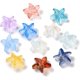 thumbnail image 2 of 100 dijes de cristal transparente con forma de estrella de mar, colores surtidos, 15 x 15 x 7 mm, orificio de 0,8 mm., 2 of 4