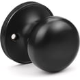 thumbnail image 1 of Matte Door Knob Passage Function Passage Door Knob for Hall and Closet Door Lockset NonLocking Round Ball Doorknob Colonial Style Door Handle Knob Left and Right Open, 1 of 7