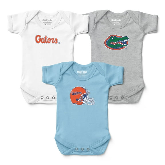Newborn & Infant Chad & Jake Florida Gators 3-Pack Bodysuit Set