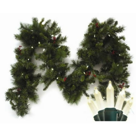 9 pre lit led battery operated anchorage fir christmas garland warm white lights - Battery Operated Christmas Garland 9 pre lit led battery operated anchorage fir christmas garland warm white lights - Battery Operated Christmas Garland